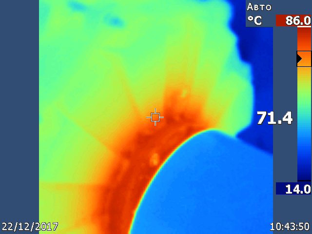 Тепловизионная диагностика ограждающих конструкций холодильных камер